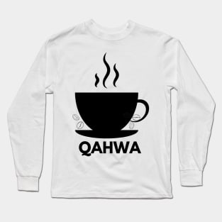 coffe in arabic Long Sleeve T-Shirt